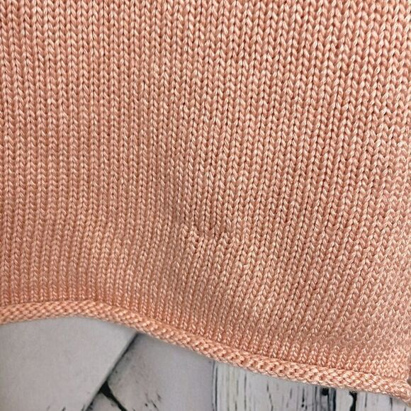 Marled “Hello Summer” Coral Scoop Neck Sweater M - Picture 7 of 7